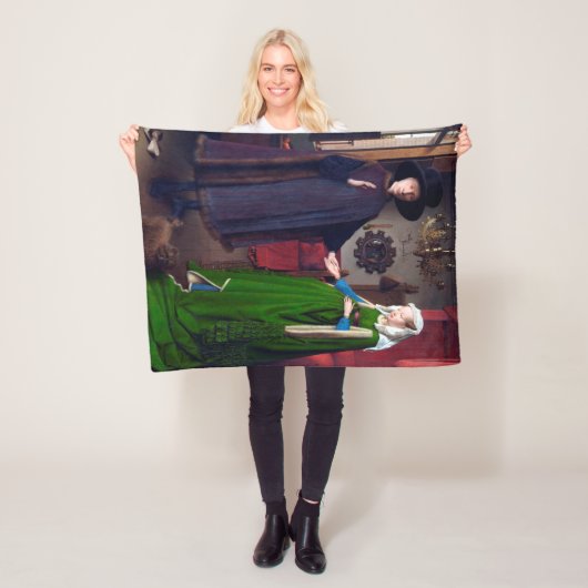 Couverture Polaire Le portrait Arnolfini, Jan van Eyck (En situation)