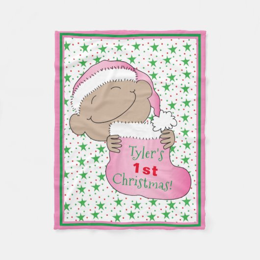 Couverture Polaire Le premier bébé de Noël (Devant)