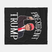 Couverture Polaire Le Président Donald Trump Red Hat manie (Devant (Horizontal))