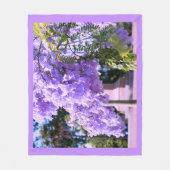 Couverture Polaire Le Princess Tree violet d'Auckland (Devant)