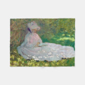 Couverture Polaire Le Printemps, Monet (Devant (Horizontal))