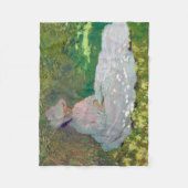 Couverture Polaire Le Printemps, Monet (Devant)