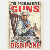 COUVERTURE POLAIRE LE PROBLÈME N'EST PAS DES ARMES À FEU (Devant)