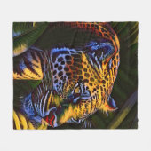 Couverture Polaire Le puissant Jaguar, un prédateur de la jungle (Devant (Horizontal))