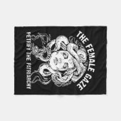 Couverture Polaire Le Regard Féminin Petrifie Le Patriarcat (Devant (Horizontal))