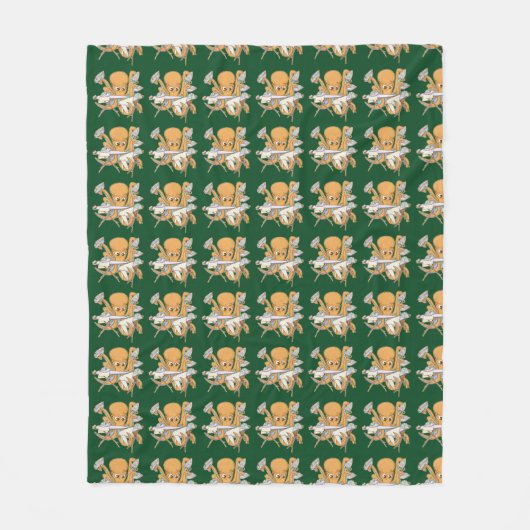 Couverture Polaire Le repassage des pieuvres, submergé par les corvée (Devant)