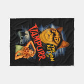 Couverture Polaire Le Retour De Vampurr Drôle Chat (Devant (Horizontal))