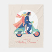 Couverture Polaire Le rêve italien - Le Lotus Blanc (Devant)