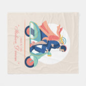 Couverture Polaire Le rêve italien - Le Lotus Blanc (Devant (Horizontal))