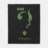 Couverture Polaire Le Riddler "To the Batman" Question Mark (Devant)