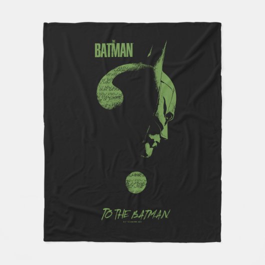 Couverture Polaire Le Riddler "To the Batman" Question Mark (Devant)