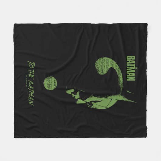 Couverture Polaire Le Riddler "To the Batman" Question Mark (Devant (Horizontal))