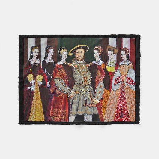 Couverture Polaire Le roi Henry le huitième (Devant (Horizontal))