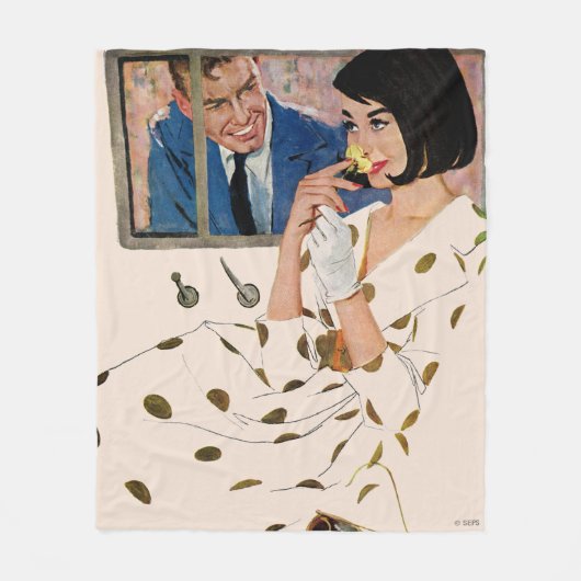 Couverture Polaire Le Rose d'or (Devant)