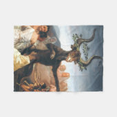 Couverture Polaire Le Sabbat Des Sorcières Francisco Goya (Devant (Horizontal))