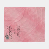 Couverture Polaire Le Seigneur est ma Bible Berger Verse (Devant (Horizontal))