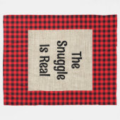 Couverture Polaire Le Snuggle Est Vraiment Grande Blanche En Toison (Devant (Horizontal))