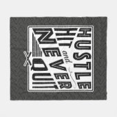 Couverture Polaire Le Softball Hustle Hit Jamais Cesser Jeu (Devant (Horizontal))