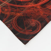 Couverture Polaire Le son de la musique Art Abstrait (Coin)