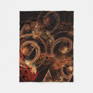 Couverture Polaire Le son de la musique Art Abstrait