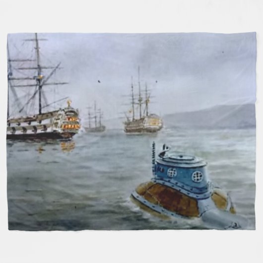 COUVERTURE POLAIRE LE SOUS-MARIN TURTLE (Devant (Horizontal))