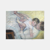 Couverture Polaire Le Stocking, Mary Cassatt (Devant (Horizontal))
