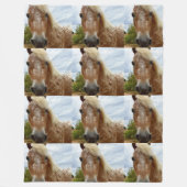 Couverture Polaire "Le sucre : la grâce de l'Appaloosa" (Devant)