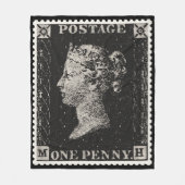 Couverture Polaire Le Timbre noir Penny (Devant)