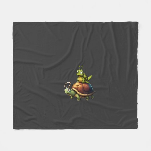 Couverture Polaire Le tour le plus lent. (Devant (Horizontal))