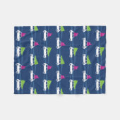 Couverture Polaire Le trafic de Noël de Mini Cooper (Devant (Horizontal))