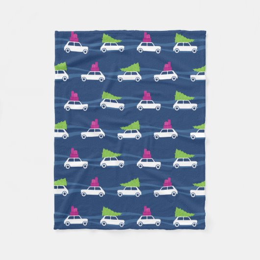 Couverture Polaire Le trafic de Noël de Mini Cooper (Devant)