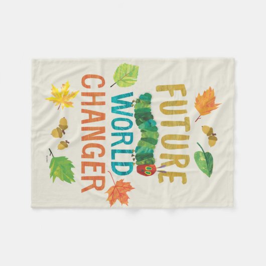 Couverture Polaire Le très affamé Caterpillar Future World Change (Devant (Horizontal))