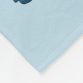 Couverture Polaire Le Trio d'hiver bleu Noël avec mes nanas (Coin)