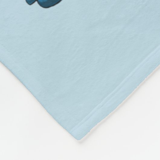 Couverture Polaire Le Trio d'hiver bleu Noël avec mes nanas (Coin)