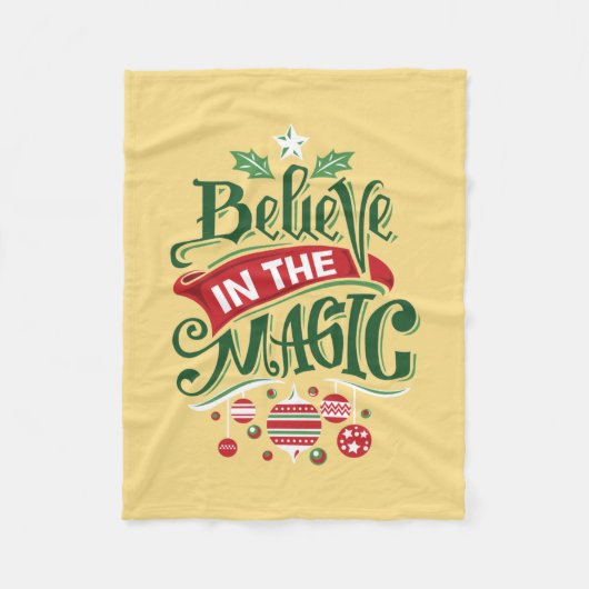 Couverture Polaire Le Typographe du Magic Christmas (Devant)