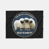 Couverture Polaire Le Valais Blacknose - monde le plus mignon - (Devant (Horizontal))