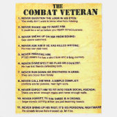 COUVERTURE POLAIRE LE VETERAN DE COMBAT (Devant)