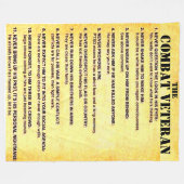 COUVERTURE POLAIRE LE VETERAN DE COMBAT (Devant (Horizontal))