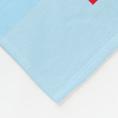 Couverture Polaire Le visage souriant d'Elmo | Ajouter Votre Nom (Coin)