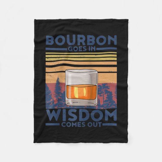 Couverture Polaire Le Whiskey Bourbon sort (Devant)