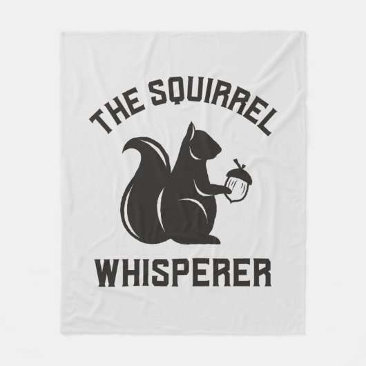 Couverture Polaire Le Whisperer d'écureuil | Écureuil (Devant)