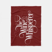 Couverture Polaire Le Whisperer du vin (Devant)