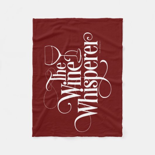 Couverture Polaire Le Whisperer du vin (Devant)