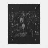 Couverture Polaire Le zodiaque de Balance de style de chrome se (Devant)