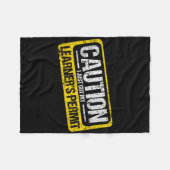 Couverture Polaire Learner's Permit New Driver Shirt Caution Just Got (Devant (Horizontal))