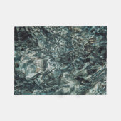 Couverture Polaire L'eau en gros plan photographie (Devant (Horizontal))