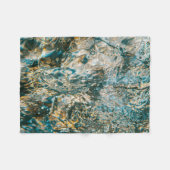 Couverture Polaire L'eau en gros plan photographie (Devant (Horizontal))