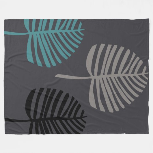 Couverture Polaire Leaves (Devant (Horizontal))