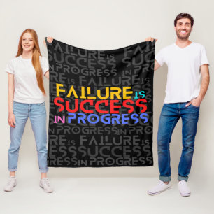 Couverture Polaire L'Échec Est Le Succès En Cours Citation Motivation