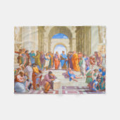 Couverture Polaire L'école d'Athènes, Raphael (Devant (Horizontal))